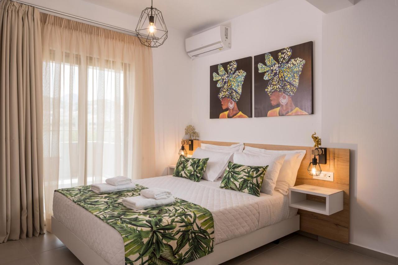 קיסאמוס Indigo Blue Seaside Deluxe Apartments מראה חיצוני תמונה