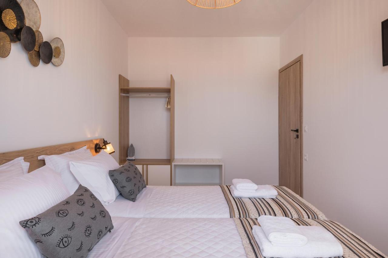 קיסאמוס Indigo Blue Seaside Deluxe Apartments מראה חיצוני תמונה