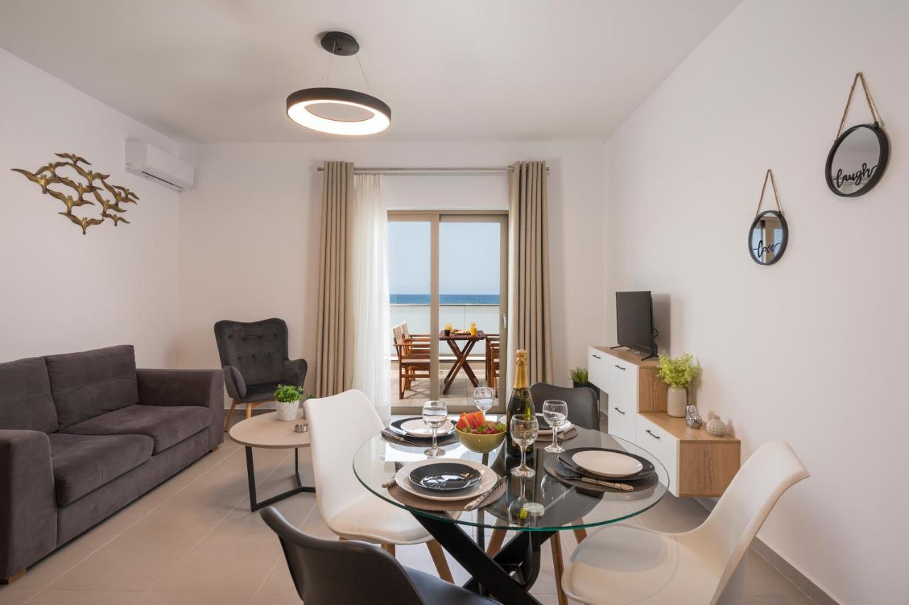 קיסאמוס Indigo Blue Seaside Deluxe Apartments מראה חיצוני תמונה