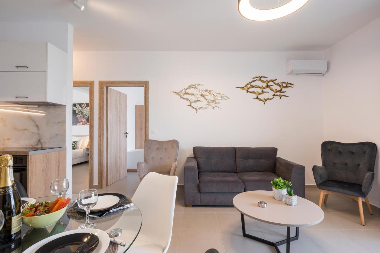 קיסאמוס Indigo Blue Seaside Deluxe Apartments מראה חיצוני תמונה
