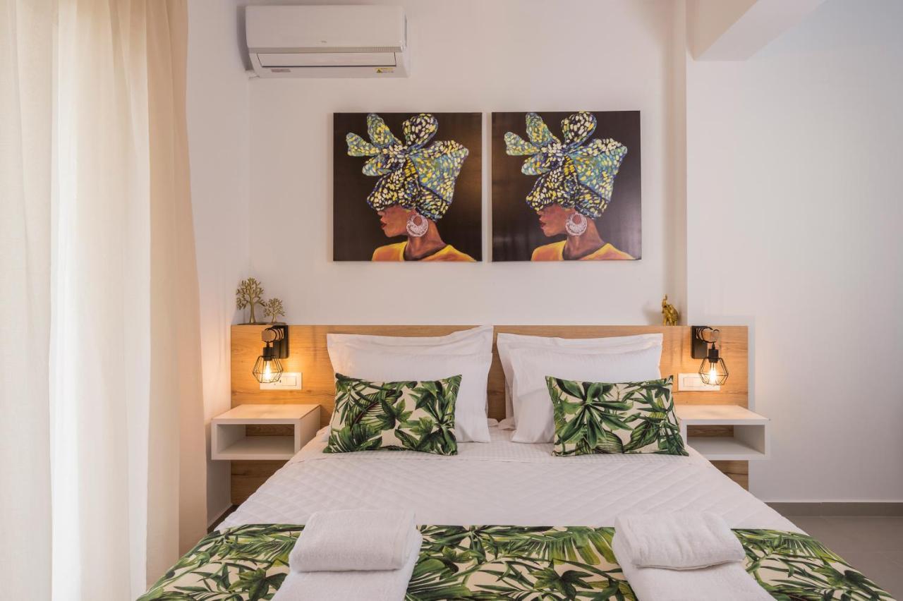 קיסאמוס Indigo Blue Seaside Deluxe Apartments מראה חיצוני תמונה