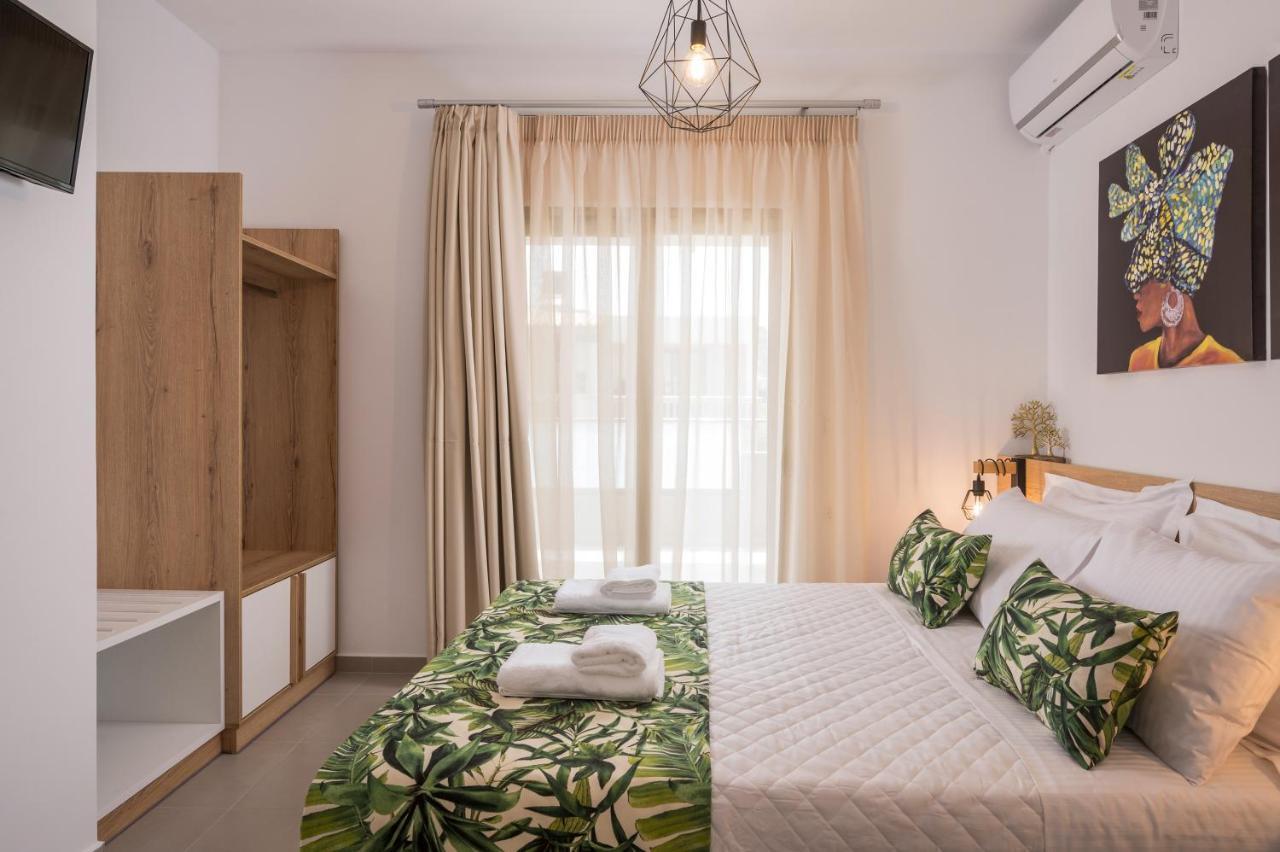 קיסאמוס Indigo Blue Seaside Deluxe Apartments מראה חיצוני תמונה