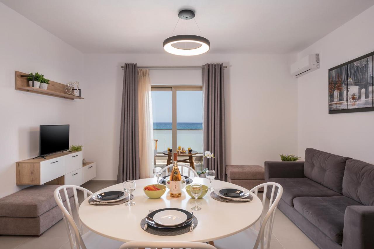 קיסאמוס Indigo Blue Seaside Deluxe Apartments מראה חיצוני תמונה