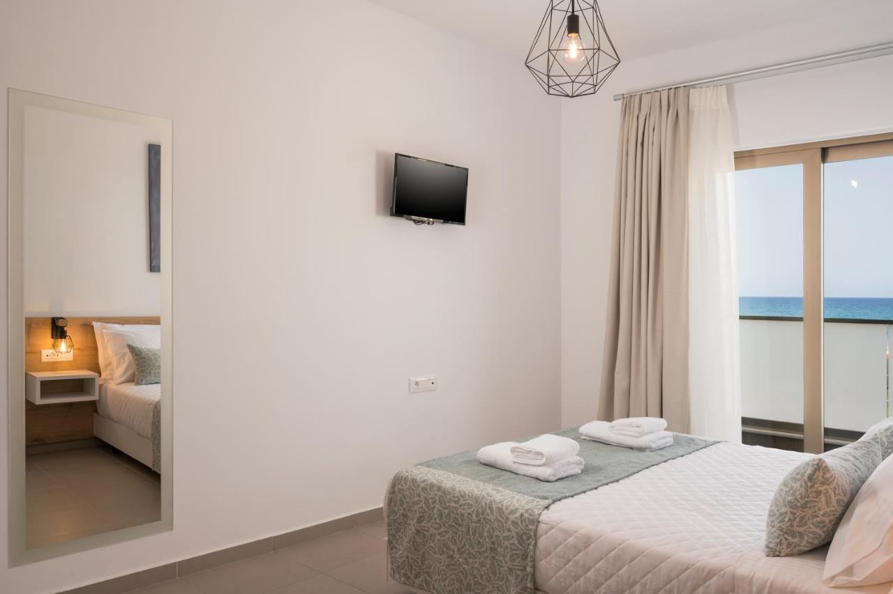 קיסאמוס Indigo Blue Seaside Deluxe Apartments מראה חיצוני תמונה